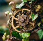 Gear with leaves