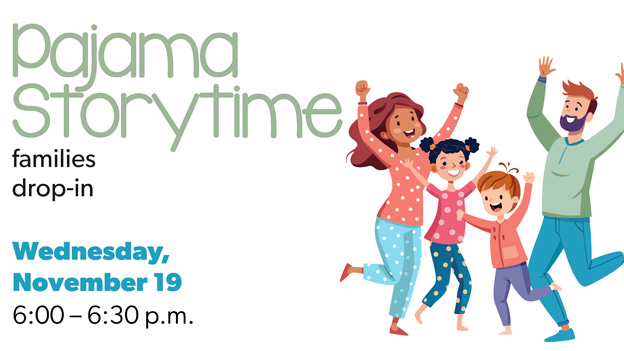 pajama storytime, click for details