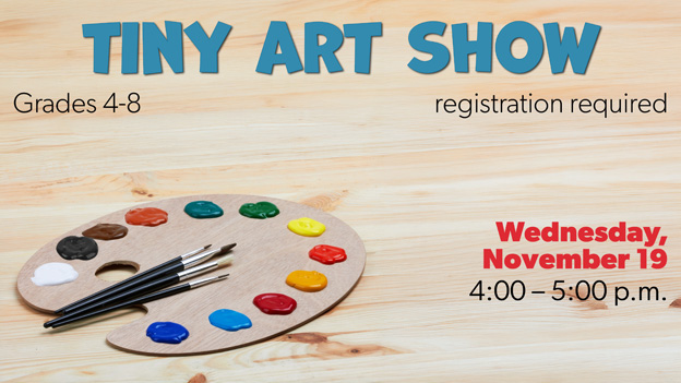 tiny art show, click for details