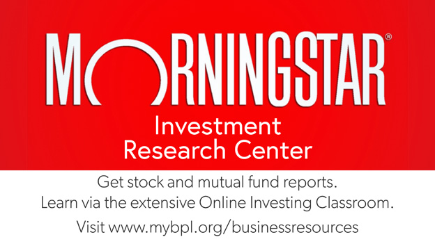 morningstar business database click for details
